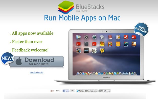 BlueStacks: Mac-Version unterstützt jetzt alle Google-Play-Apps