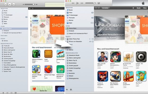 iTunes 11 mit Seitenleiste wie in iTunes 10.7, Cover-Größe, Duplikate und weitere Tipps