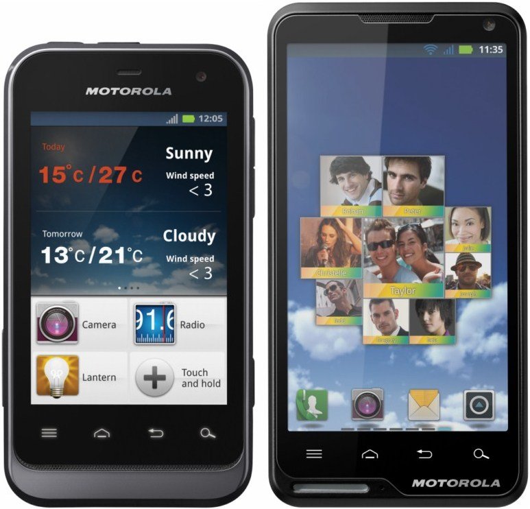 Motorola Defy Mini und Motoluxe vorgestellt