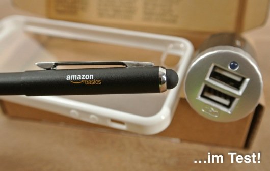 AmazonBasics-Produkte im Test: iPhone-Hülle, Tablet-Stift, Kfz-Ladegerät