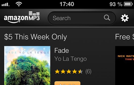 iTunes-Konkurrenz: Amazon startet HTML5-Musikshop für iPhones