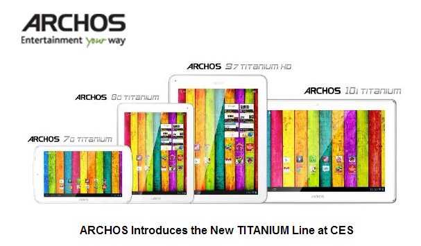 CES 2013: Archos mit HD-Tablets von 7 bis 10 Zoll zum Billig-Tab-Preis