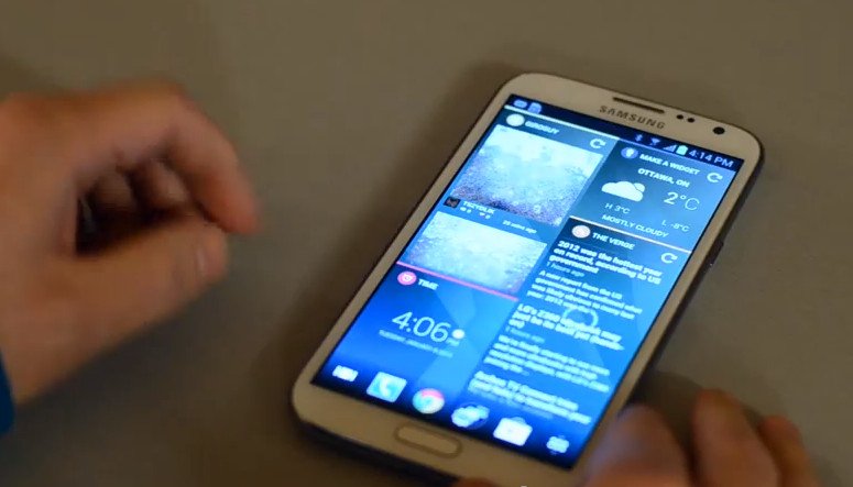 Chameleon Launcher für Smartphones zeigt sich im Video