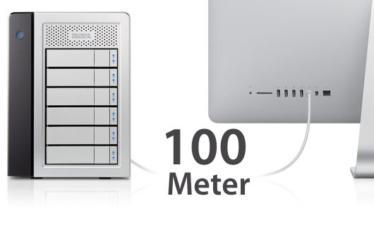 Optische Thunderbolt- und USB-3.0-Kabel von Corning mit extremen Kabellängen