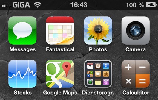iPhone Betreiberlogo ändern - Netzbetreiber-Logo