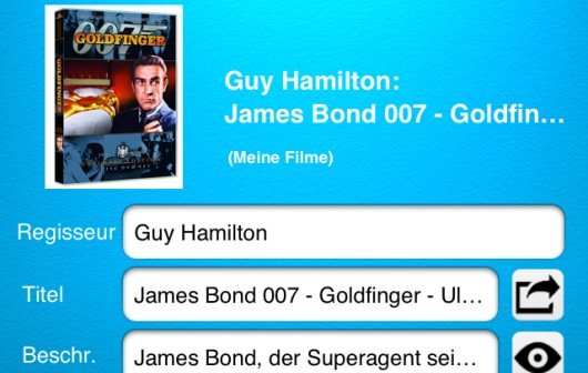 DVD Shelf: Filme auf dem iPhone verwalten