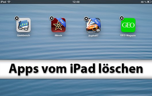Apps löschen am iPad - so geht's