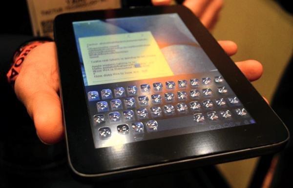 CES 2013: Tactus zeigt erfühlbaren Touchscreen