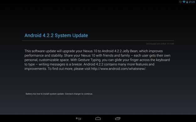 Android 4.2.2 für Galaxy Nexus, Nexus 7 und Nexus 10 wird ausgerollt
