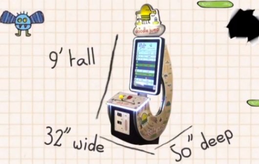 Doodle Jump Arcade: iOS-Spiel schafft es auf den Spielautomat