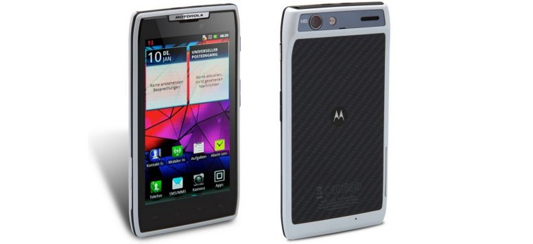 Motorola RAZR white für 269,00 statt 294,90 Euro bei Getgoods