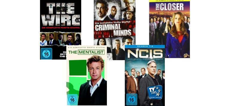 Crime-TV-Serien mit bis zu 40% Rabatt