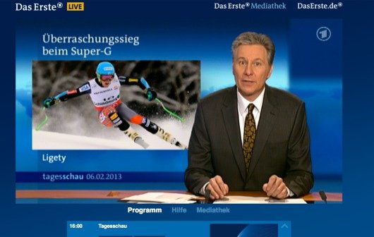TV-App mit Livestream von Das Erste