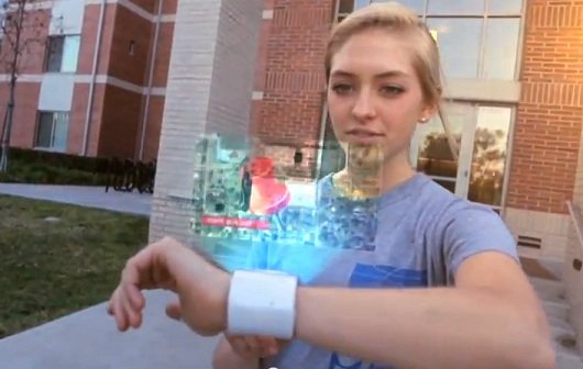iWatch-Konzept: Armbanduhr mit Hologramm-Display (Video)