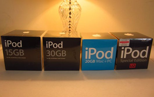 Original-iPods: 90.000 Dollar für Sammlerset geboten