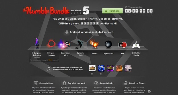 Humble Bundle 5: Spieleschnäppchen für den guten Zweck