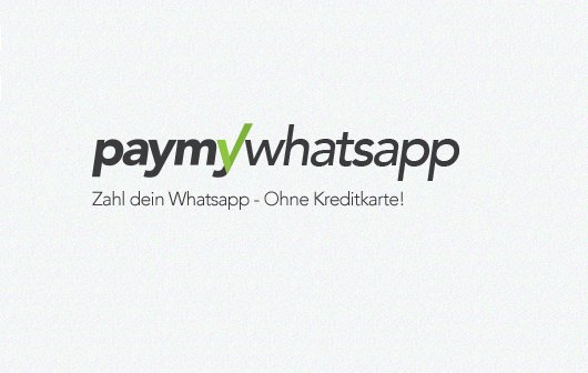 PayMyWhatsApp - WhatsApp mit Aufpreis per Bankverbindung bezahlen