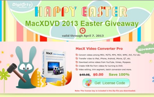 Video Converter Pro kostenlos für Mac in der MacX Oster-Aktion