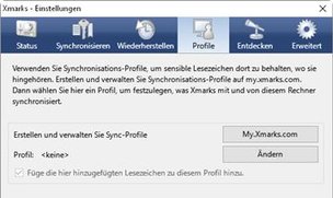 Xmarks Firefox - Bookmarks online verwalten