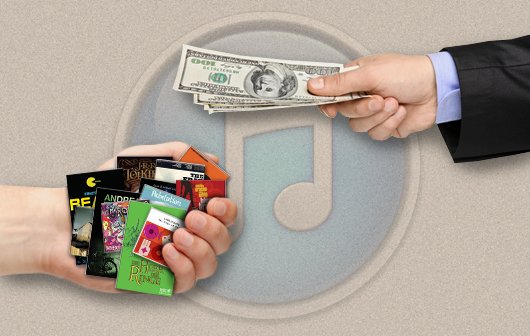 Biete gebrauchtes E-Book: Apple-Patentantrag beschreibt DRM-Flohmarkt