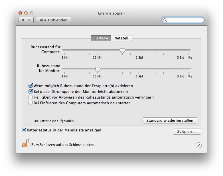 MacBook Air, Pro und Retina 5 Tipps für den Akku