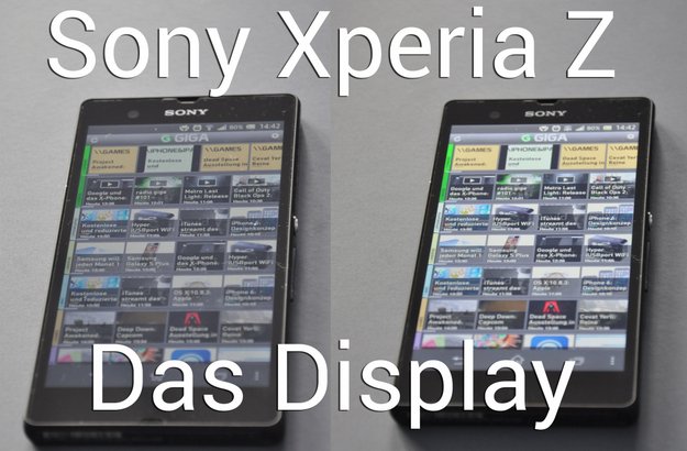 Sony Xperia Z - Displayprobleme gehen mit einem Klick weg