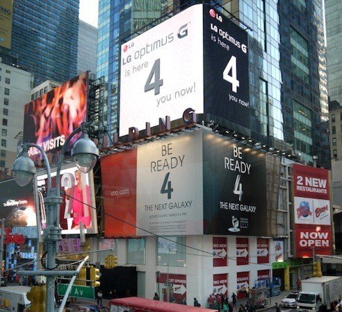 LG macht sich recht dreist Samsung Galaxy S4 Werbung zunutze