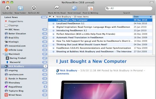 RSS Reader NetNewsWire soll eigene Synchronisations-Funktion bekommen