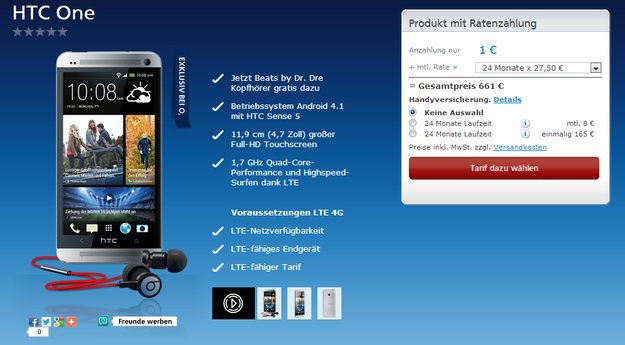 HTC One bei O2 verfügbar, erste Geräte werden ausgeliefert
