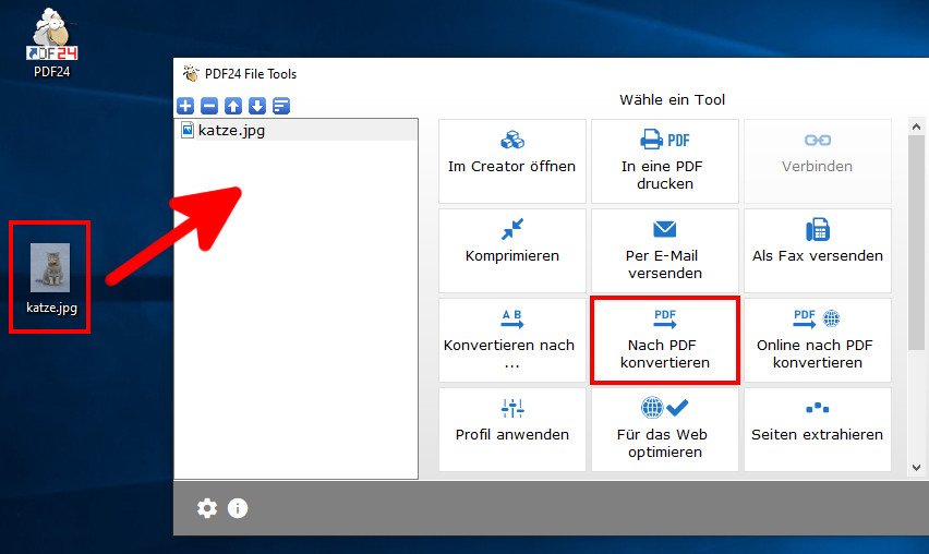 Jpg Bild In Pdf Umwandeln
