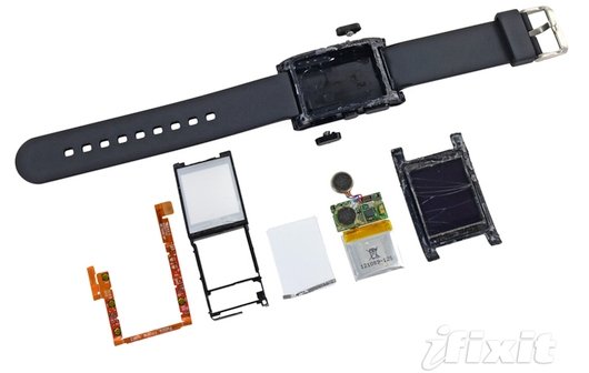 Pebble Smartwatch auseinandergenommen: Unreparierbar