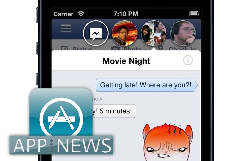 iOS-Apps: Facebook mit bequemeren Chat, Youtube mit Livestream, Simpsons mit Schlangen