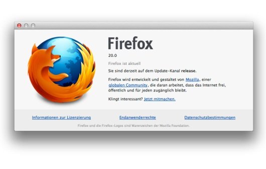 Firefox 20: Browser kombiniert privaten und öffentlichen Modus
