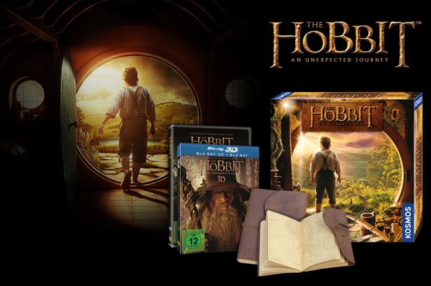 Hobbit-Gewinnspiel: Fan-Paket mit Blu-ray, DVD, Soundtrack, Brettspiel...