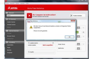 Avira AntiVir Planer startet nicht - so wird es behoben
