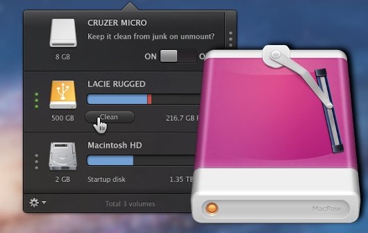 CleanMyDrive: Externe Festplatten am Mac aufräumen und von Müll befreien