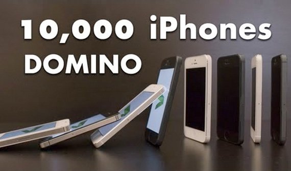 Video: Domino mit 10.000 iPhone 5