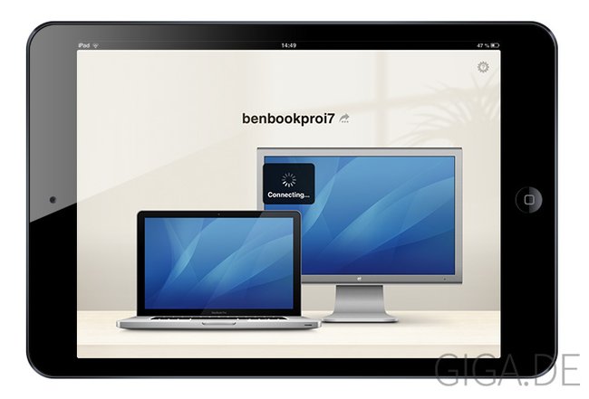Mini Display - iPad mini - Auto-Connect mit dem Mac