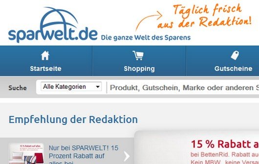 Sparwelt.de – mit Gutscheinen für Technik und Games clever sparen