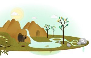 Google feiert den Tag der Erde 2013: So funktioniert das Natur-Doodle