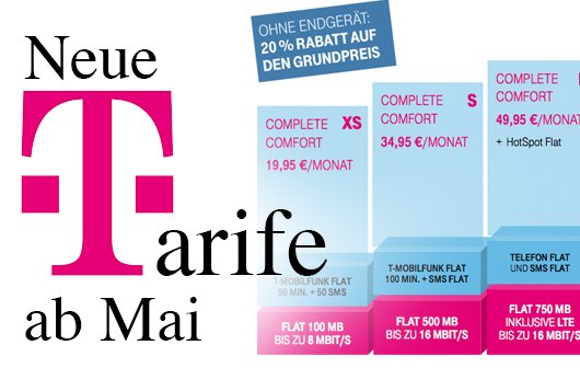 Neue Tarife ab Mai: Telekom räumt auf