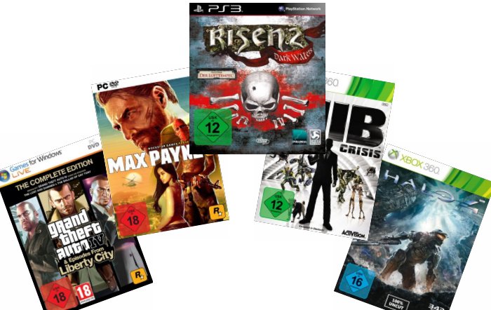 Amazon Aktion: 3 Games für 49,00 Euro