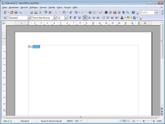 OpenOffice AutoKorrektur Wortergänzung