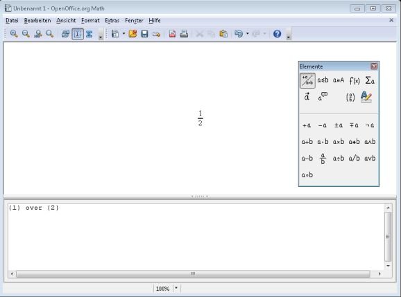 OpenOffice Formeln Math