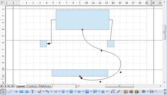 OpenOffice Organigramme mit Verbindern