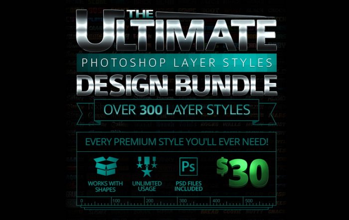 Über 300 Photoshop Effekte für umgerechnet ca. 23 Euro