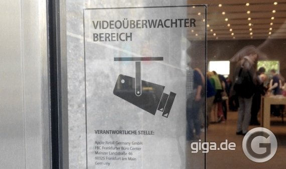 Apple Store Berlin: Kameras vor Gäste-WCs und im Meetingraum (Kommentar)