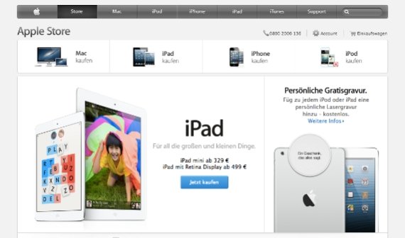 Apple Online Store im neuen Design: Abschied vom Desktop (Kommentar)
