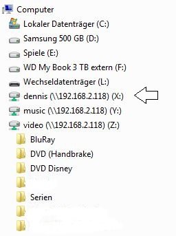 Als Beispiel unsere Windows-Explorer-Ansicht.