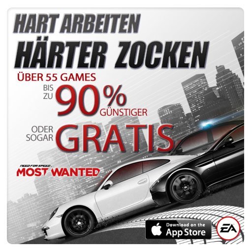 Viele EA-Spiele für iPhone und iPad reduziert